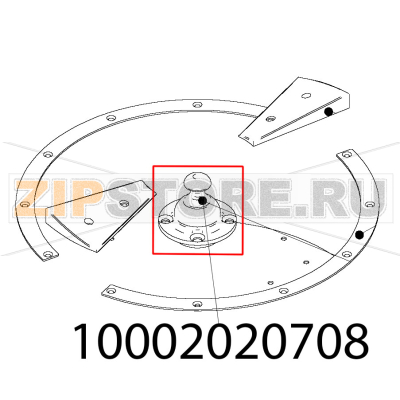 Ручка Abat МКК-300-01 Ручка Abat МКК-300-01Запчасть на деталировке под номером: 10002020708