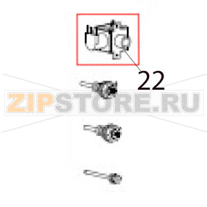 Inlet value Hurakan HKN-HVZ22 Inlet value Hurakan HKN-HVZ22Запчасть на деталировке под номером: 22