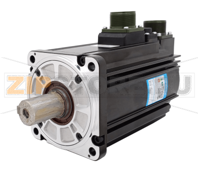 Серводвигатель с тормозом 380 В, 3000 об/мин, 6.36 Н·м, 2 кВт, фланец: 100 мм, IP67 Inovance MS1H2-20C30CD-A334R-INT 