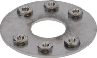 Arrest washer for motor shaft