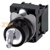 ПОВОРОТНЫЙ ПЕРЕКЛЮЧАТЕЛЬ С КЛЮЧОМ RONIS, 22MM, КРУГЛЫЙ, ПЛАСТИК, NO. ЗАМКА SB30, С 2 КЛЮЧАМИ, 3 КОММУТАЦИОННЫХ ПОЛОЖЕНИЯ I-O-II, С ФИКСАЦИЕЙ, 10:30H/12H/13:30H, ПОЛОЖЕНИЯ ИЗВЛЕЧЕНИЯ КЛЮЧА: I+O+II, С ДЕРЖАТЕЛЕМ, 1NO, 1NO, ВИНТОВЫЕ КЛЕММЫ, POSSIBLE СПЕЦ. ЗА