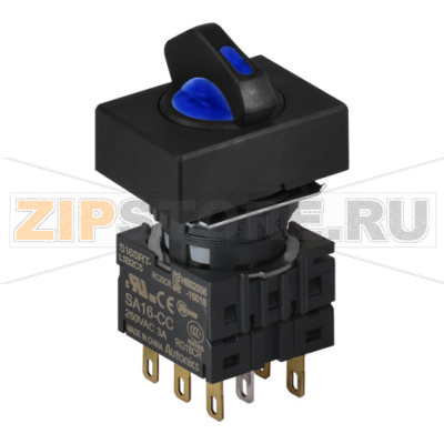 Переключатель селекторный, Ø отверстия: 16 мм Autonics S16SRT-L6B2C5 