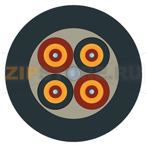 Кабель оптический одномод SM FO (4E9/125)  повыш прочности. Мин объем заказа 20м. Siemens 6XV1843-2R 