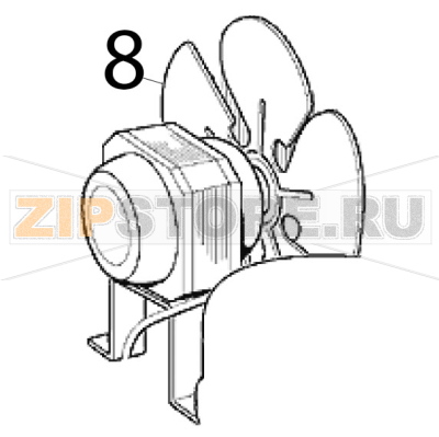 Ventola Scotsman B 40 Ventola Scotsman B 40Запчасть на деталировке под номером: 8