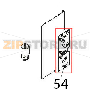 PCB Angelo Po FM611E1 PCB Angelo Po FM611E1Запчасть на деталировке под номером: 54