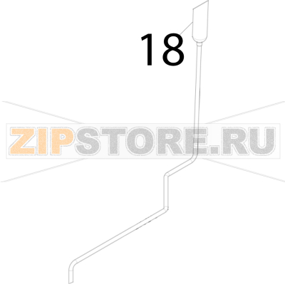 Suction line assy Scotsman B 7040 Suction line assy Scotsman B 7040Запчасть на деталировке под номером: 18