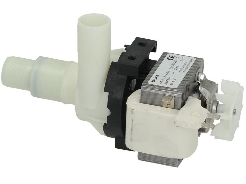 Помпа Meiko для слива DV 40.2 9544233 Тип BE22B3-174 70 W 230 V 50Hz  вход 24мм выход 24мм