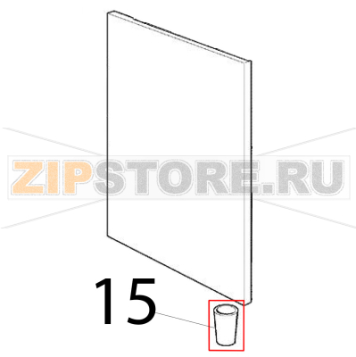 Piedino Scotsman BF 80 Piedino Scotsman BF 80Запчасть на деталировке под номером: 15