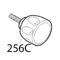 Manopola gambo rosso Sirman Agata 250