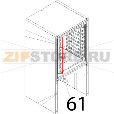 Rack LH Angelo Po IA101L Rack LH Angelo Po IA101LЗапчасть на деталировке под номером: 61