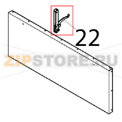 Cerniera DX Angelo Po 2N1FAGF Cerniera DX Angelo Po 2N1FAGFЗапчасть на деталировке под номером: 22