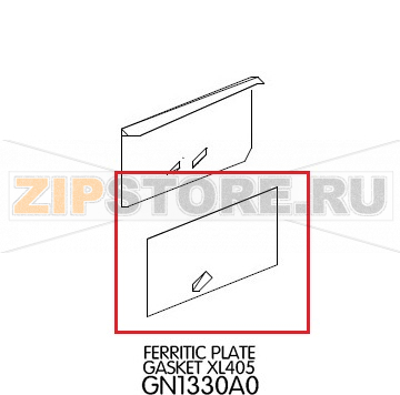 Ferritic plate gasket Unox XL 405 Ferritic plate gasket Unox XL 405Запчасть на деталировке под номером: 27Название запчасти на английском языке: Ferritic plate gasket Unox XL 405