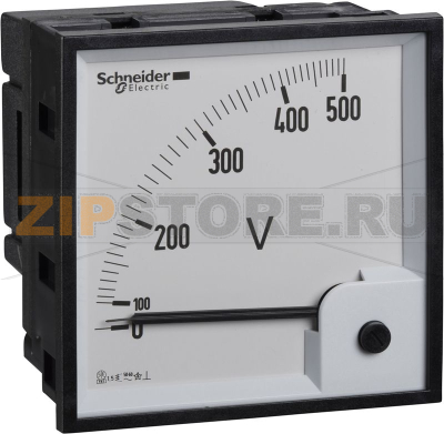 Шкала амперметра, 0-100 А, 96 x 96 мм Schneider Electric 16080 