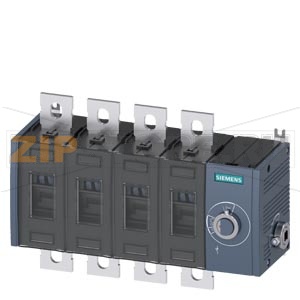 ВЫКЛЮЧАТЕЛЬ-РАЗЪЕДИНИТЕЛЬ 200A, ТР.3, 4-ПОЛ БОК.УПР. СПРАВА БАЗ.БЛОК БЕЗ РУЧКИ ПЛОСКИЕ КЛЕММЫ Siemens 3KD3644-0PE40-0 