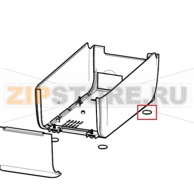 Ножки резиновые (5 шт) Zebra ZD410 Резиновые ножки (5 шт) Zebra ZD410Запчасть на сборочном чертеже под номером: 12Название запчасти Zebra на английском языке: Rubber Foot (set of 4)