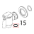 Gasket "OR" for drain cock 2"" Angelo Po 191PI2V