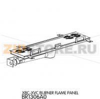 Burner flame panel Unox XVC 715G