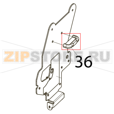 Ribbon holder knob Toshiba TEC B-SX4T-GS20-QM-R Ribbon holder knob Toshiba TEC B-SX4T-GS20-QM-RЗапчасть на деталировке под номером: 36