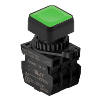 Выключатель кнопочный, Ø отверстия: 22/25 мм Autonics S2PRS-P1G3AM