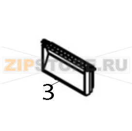Tear-off plate TSC TE200 Tear-off plate TSC TE200Запчасть на деталировке под номером: 3