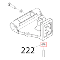 Dado es. DIN934, M6 Sirman Mirra 250 C