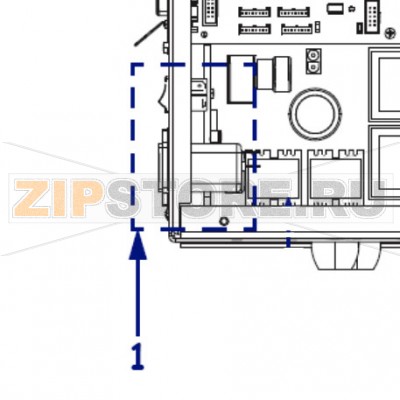 Модуль заведения питания с выключателем Zebra 170Xi4 Модуль заведения питания с выключателем Zebra 170Xi4Запчасть на сборочном чертеже под номером: 1Количество запчастей в комплекте: 1Название запчасти Zebra на английском языке: Power Entry Module and Power Switch