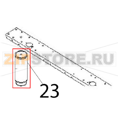 Gruppo 4 piedi inox Angelo Po 1G1PE2E Gruppo 4 piedi inox Angelo Po 1G1PE2EЗапчасть на деталировке под номером: 23