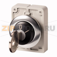 Переключатель с ключом, без фиксации, 2 положения, MS5, 0 Eaton M30C-FWS-MS5