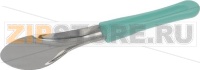 SPATULA GREEN STAINL. STEEL POLYPROP. 26