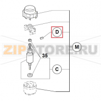 Набор щеток двигателя Robot Coupe MP 350 Ultra Combi