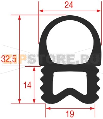 GASKET FOR OVEN DOOR 1460x712 mm 