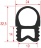 GASKET FOR OVEN DOOR 1460x712 mm