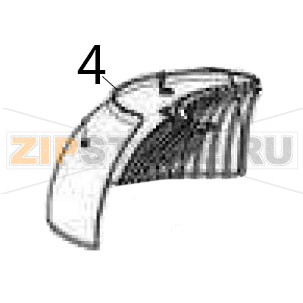Copertura petg sx griglia Sigma BMR 60 Copertura petg sx griglia Sigma BMR 60Запчасть на деталировке под номером: 4