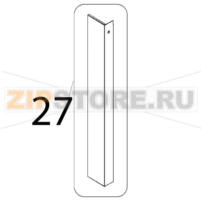 Not vapor infiltration Angelo Po FX101E1 Not vapor infiltration Angelo Po FX101E1Запчасть на деталировке под номером: 27