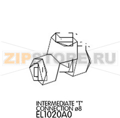 Соединитель Т-образный (тройник) ø=8мм Unox XBC 405 Соединитель Т-образный (тройник) ø=8мм Unox XBC 405Запчасть на деталировке под номером: 24Название запчасти на английском языке: Intermediate "T" connection ø8 Unox XBC 405