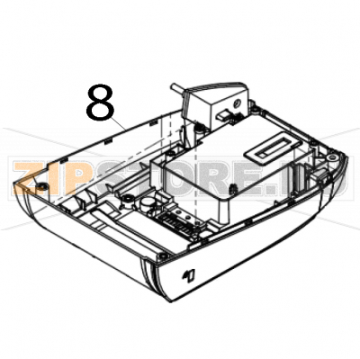 Lower cover TSC Alpha-30L Lower cover TSC Alpha-30LЗапчасть на деталировке под номером: 8