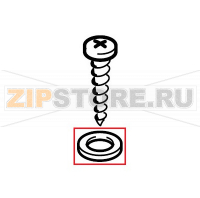 Rosetta piana 3,2x9 DIN 7349 ZNP Saeco Stratos