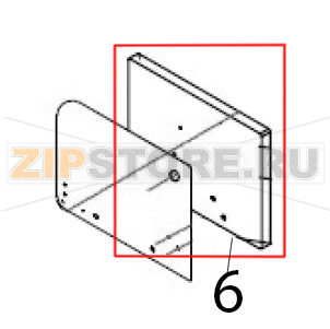 Rear thermal insulation cotton Hurakan HKN-XF023 Rear thermal insulation cotton Hurakan HKN-XF023Запчасть на деталировке под номером: 6