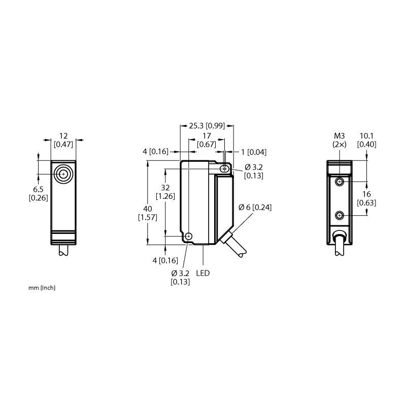 Датчик индуктивный Turck BI5U-Q12-AN6X2 