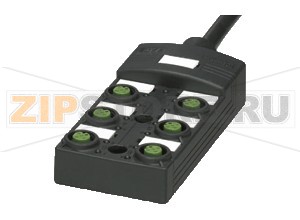 Соединительный блок Splitter boxes V1-6A-E2-5M-PUR Pepperl+Fuchs Описание оборудования6-way passive distributor with master cable