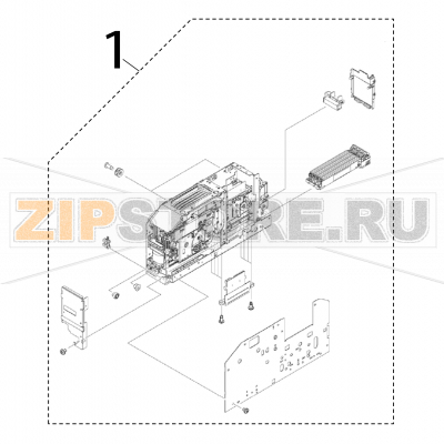 Print module TSC CPX4D Print module TSC CPX4DЗапчасть на деталировке под номером: 1