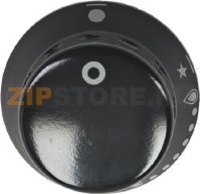 KNOB SOVRANA BLACK ø 35 mm