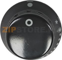 KNOB SOVRANA BLACK ø 35 mm 