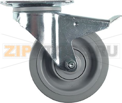 SWIVELLING CASTOR W/PLATE W/BRACKET 