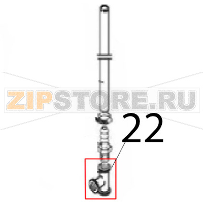 Pipe fitting 1/2&quot; Angelo Po C165D Pipe fitting 1/2" Angelo Po C165DЗапчасть на деталировке под номером: 22