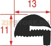 УПЛОТНИТЕЛЬНАЯ РЕЗИНА СТЕКЛА ДЛЯ ПЕЧИ 