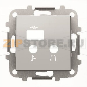 Накладка для медиа-комбайна, серебристый алюминий ABB 2CLA856830A1301 