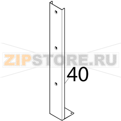 Piantone posteriore dx-sx Tecnoeka KF 966 D AL UD Piantone posteriore dx-sx Tecnoeka KF 966 D AL UDЗапчасть на деталировке под номером: 40
