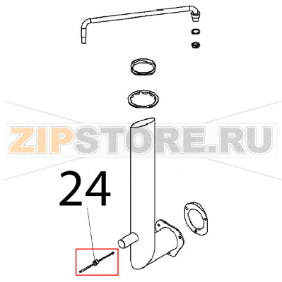 Termoresistenz PT1000 Angelo Po FX82E2T Termoresistenz PT1000 Angelo Po FX82E2TЗапчасть на деталировке под номером: 24