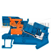 INSTA through-type terminal 2.5 mm2, 5.2 mm width blue N disconnect Siemens 8WH6001-0BF01